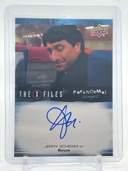 X-Files Jerry Schram On-card Auto