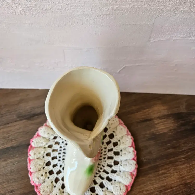 Vintage Bobby McGees Conglomeration Souvenir Ceramic Boot