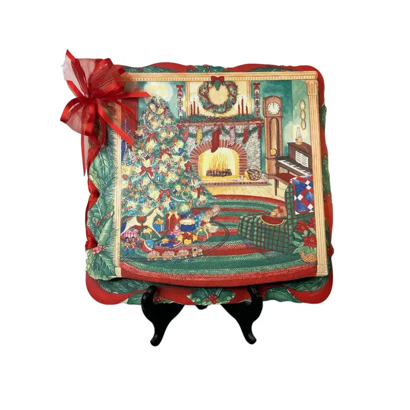 Vintage Christmas Memory Album Scrapbook Be Still My Heart Tie Me To The Moon