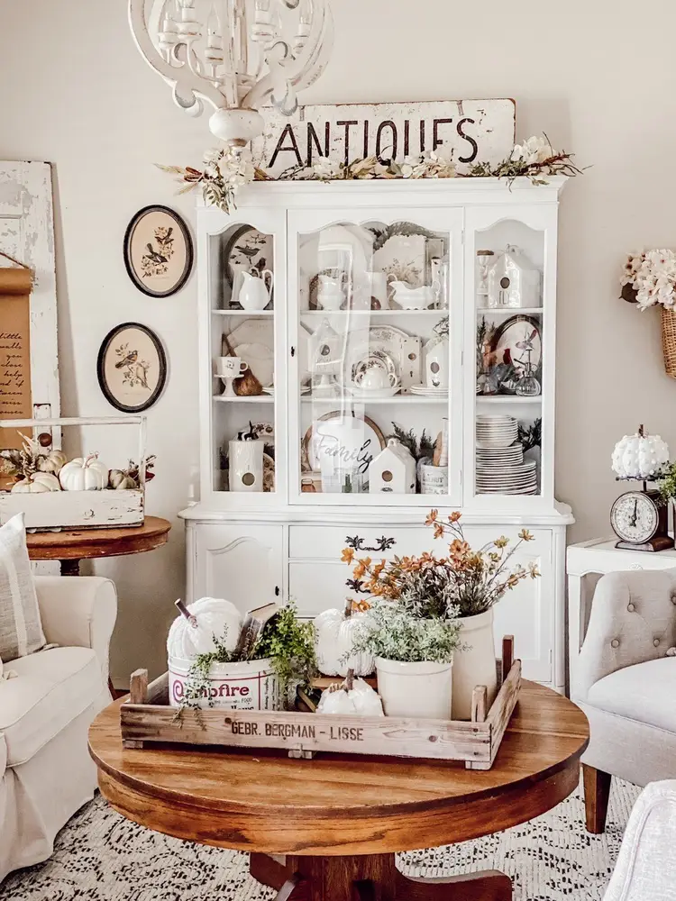 White Fall Decor Items 
