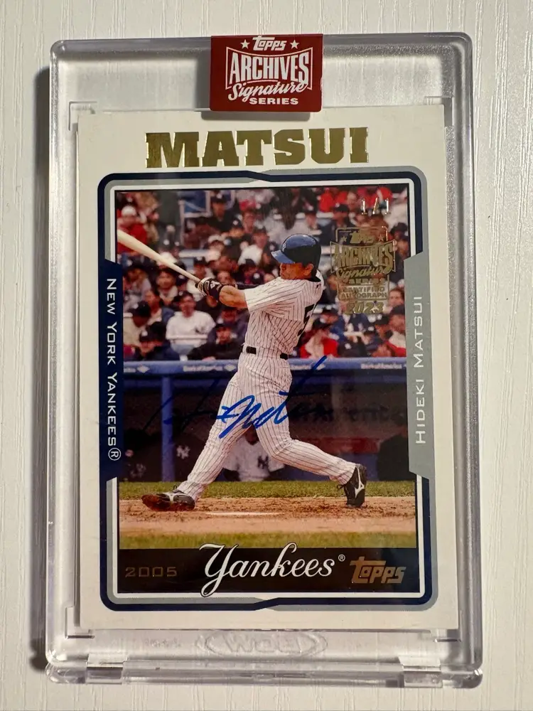 2023 Topps Archives Signature Series Hideki Matsui Auto 1/1! New York Yankees