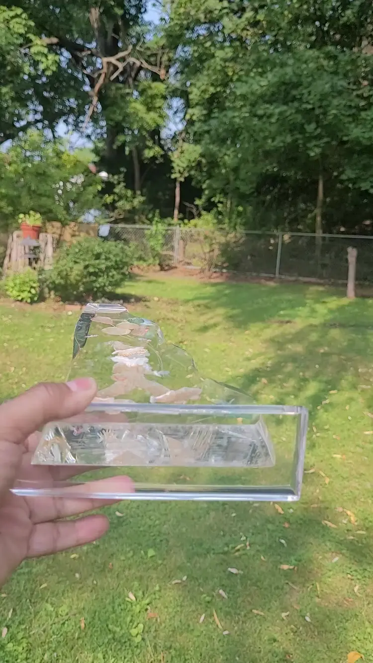 Lucite Clown With Balloons Figure Stand