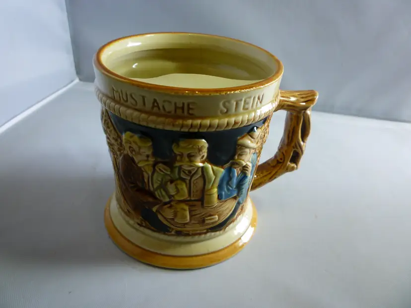 Vintage Mustache Stein Mug