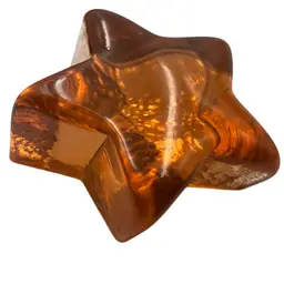 Fire & Light Shooting Star Paperweight 3.5” x 3” X 1.75” Copper