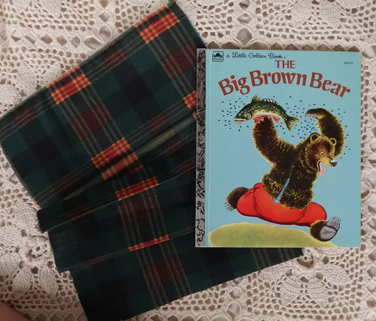 Little Golden Book Big Brown Bear Junk Journal Mini Kit