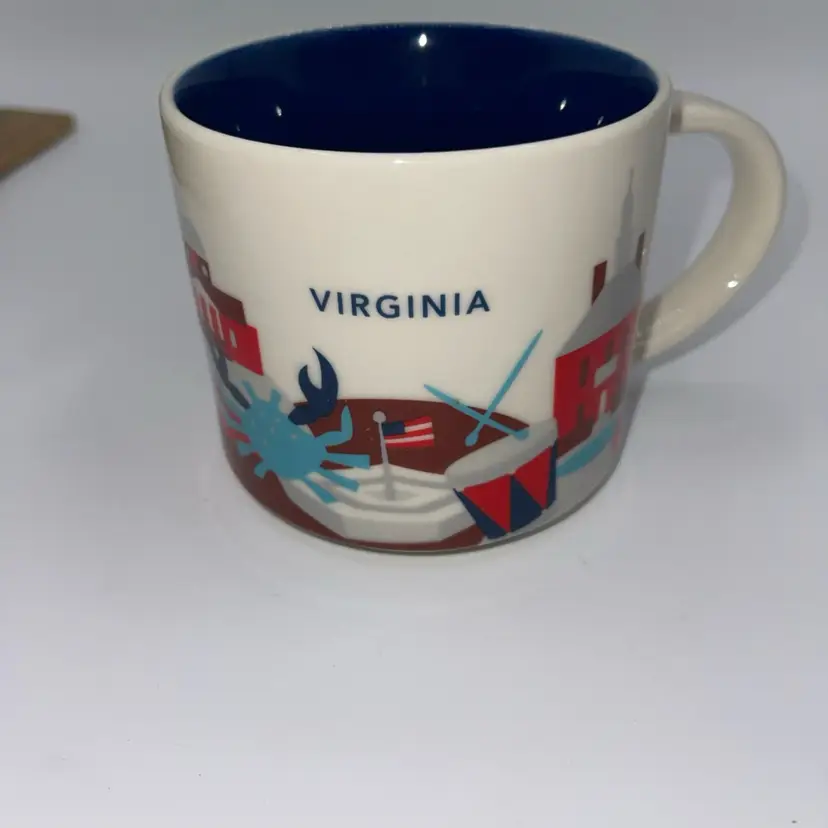Starbucks " VIRGINIA You Are Here Collection" 14 oz Coffee Mug