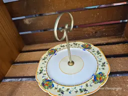 England Gater Hall & Co 1910 handle Desert Plate numbered 2547