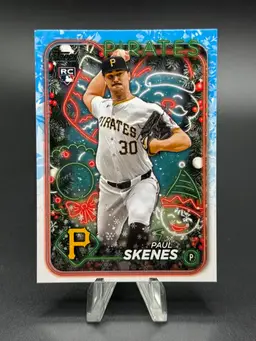 2024 Topps Holiday Mega Box Paul Skenes RC #H165 Pittsburgh Pirates