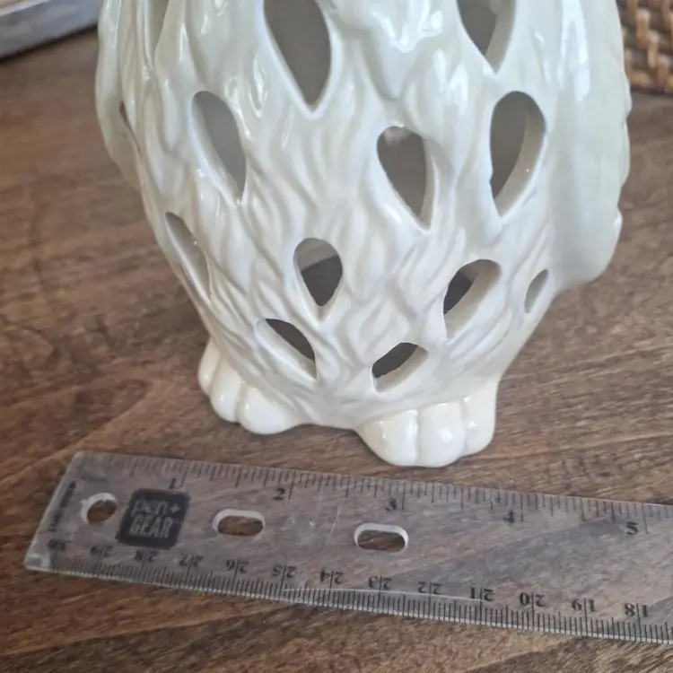 Ceramic Owl Cream Color