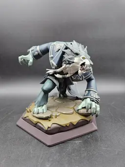 2018 Blizzard Legends World of Warcraft Greymane Statue Vinyl 7" Figure