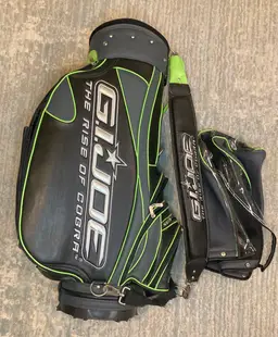 GI JOE RISE OF COBRA STAFF BAG W RAIN COVER AND HEADCOVER