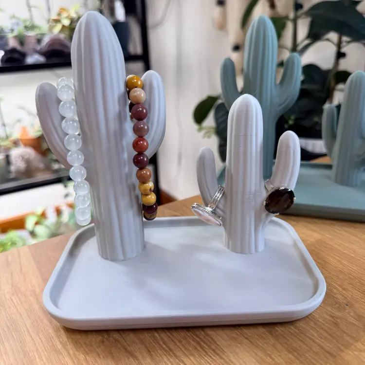 Cactus Jewelry Holder & Dish