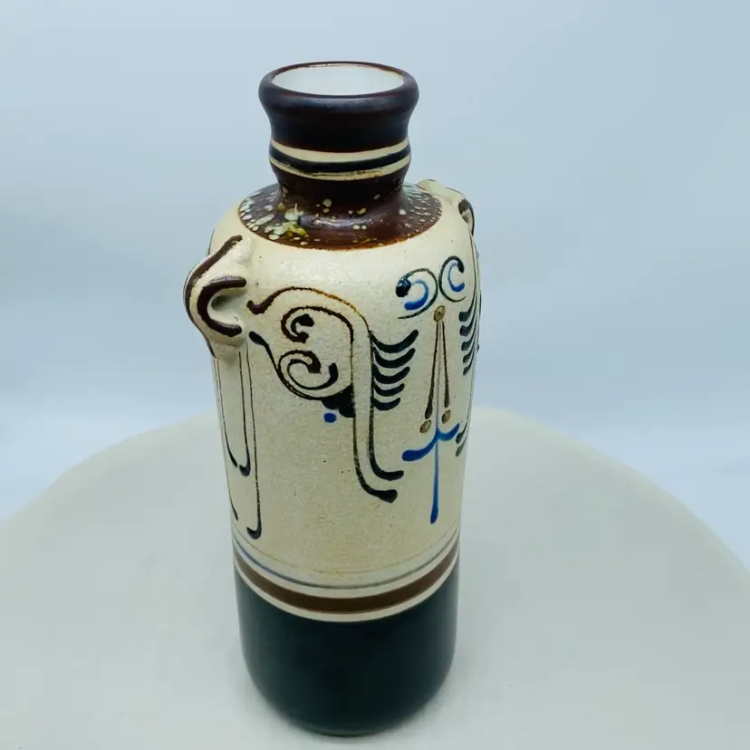 #2201 Bud Vase Decorative  Artisanal Folk Art.