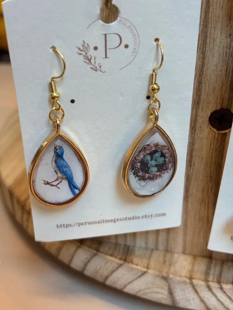 Resin Earrings Hanmade