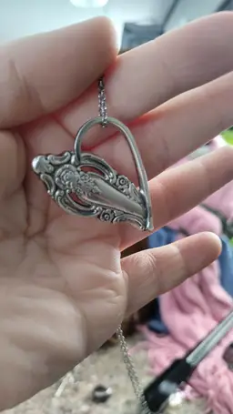 Half heart pendant
