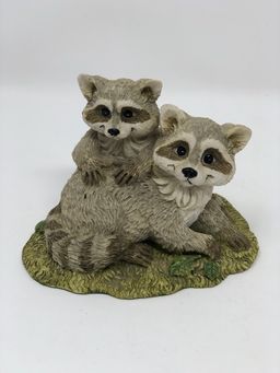 Nature's Friends Raccoon Pals Figurine 3"