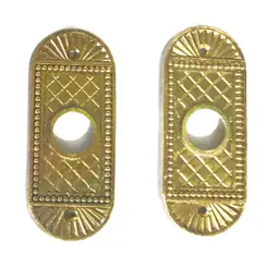 Metal Decorative Doorbell Mounts Set Of 2 Remodel Restoration