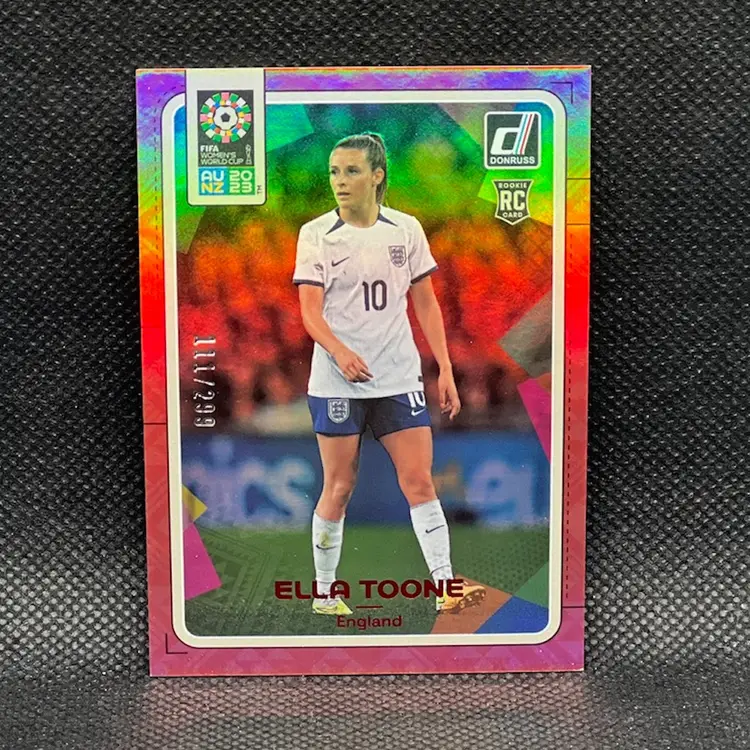Ella Toone 2023 Donruss Women’s World Cup Red /299 Soccer Card