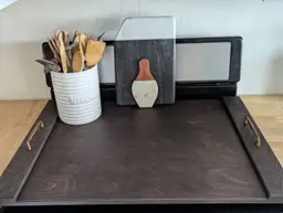 Rustic Farmhouse Stove Cover | Noodle Board
