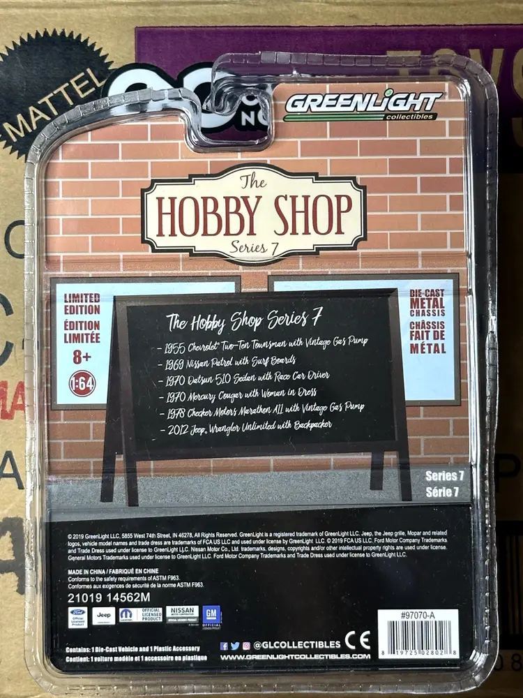 Greenlight Green Machine The Hobby Shop Series 7 1955 Chevrolet Townsman