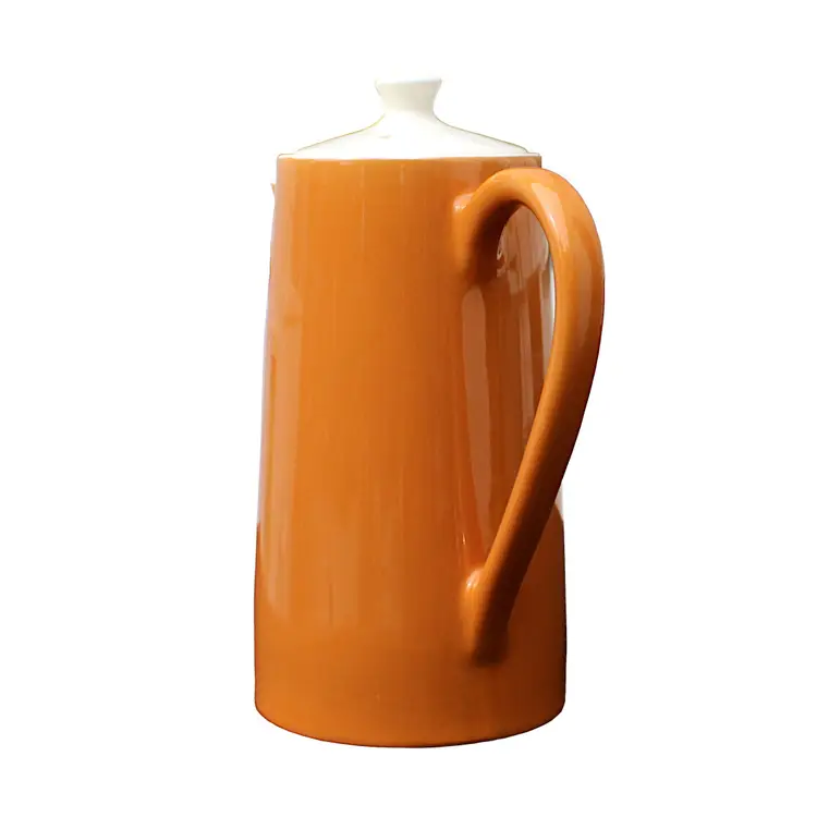 Royal China USA Ceramic Coffee Tea Pot W/Long Spout Harvest Gold Vintage