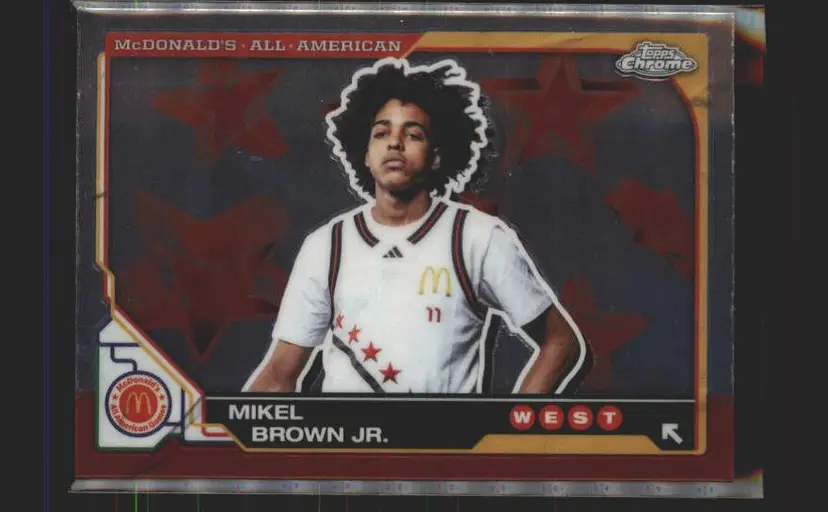 2025 Topps Chrome McDonald's All American #47 Mikel Brown Jr - (141)