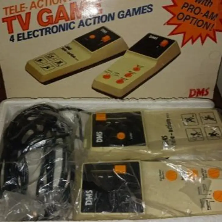 1970s Tele-Action TV Game 4 in 1