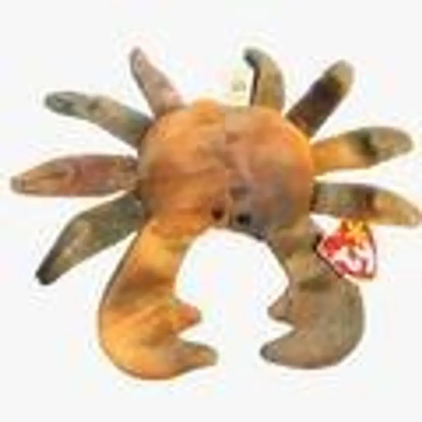 Ty Beanie Babies Original "Claude" Crab Multi-color Stuffed 1996 Plush RETIRED