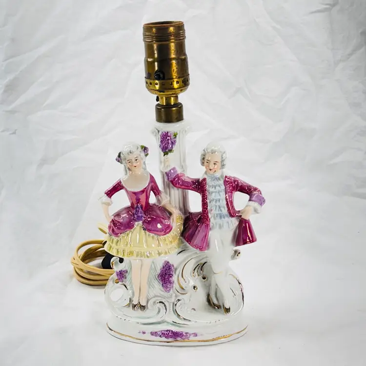 Courting Couple Lamp Made In Germany