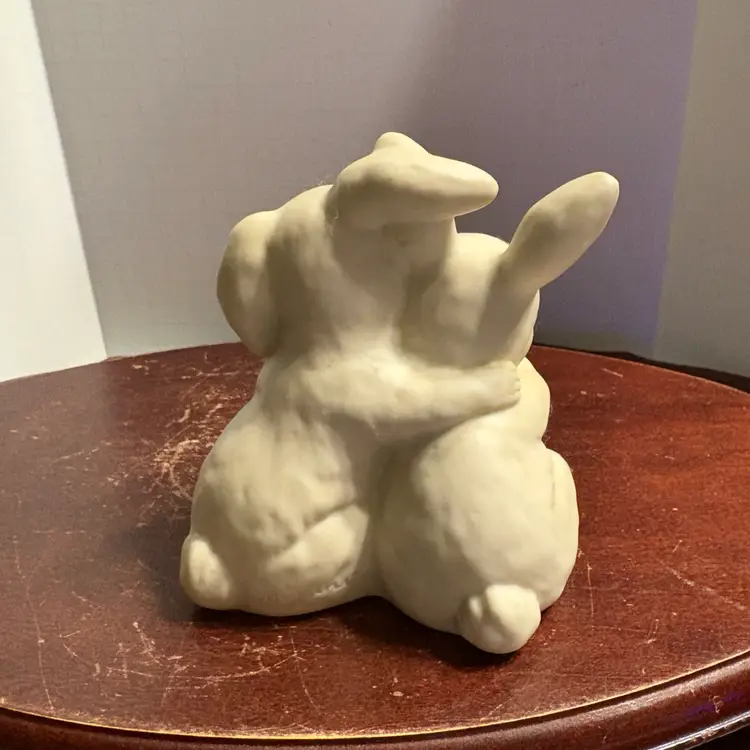 Homco Love Bunnies, Signed