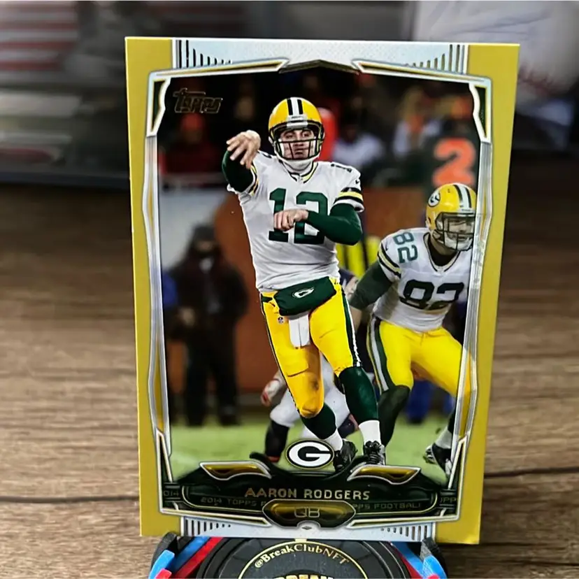 Aaron Rodgers 2014 Bowman Gold /2014 Green Bay Packers