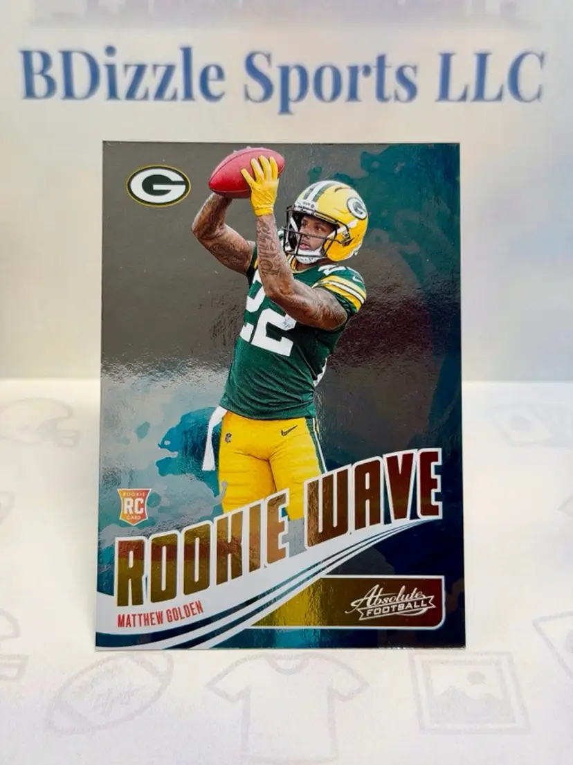 2025 Panini Absolute Matthew Golden Rookie Wave #RW-MGN RC