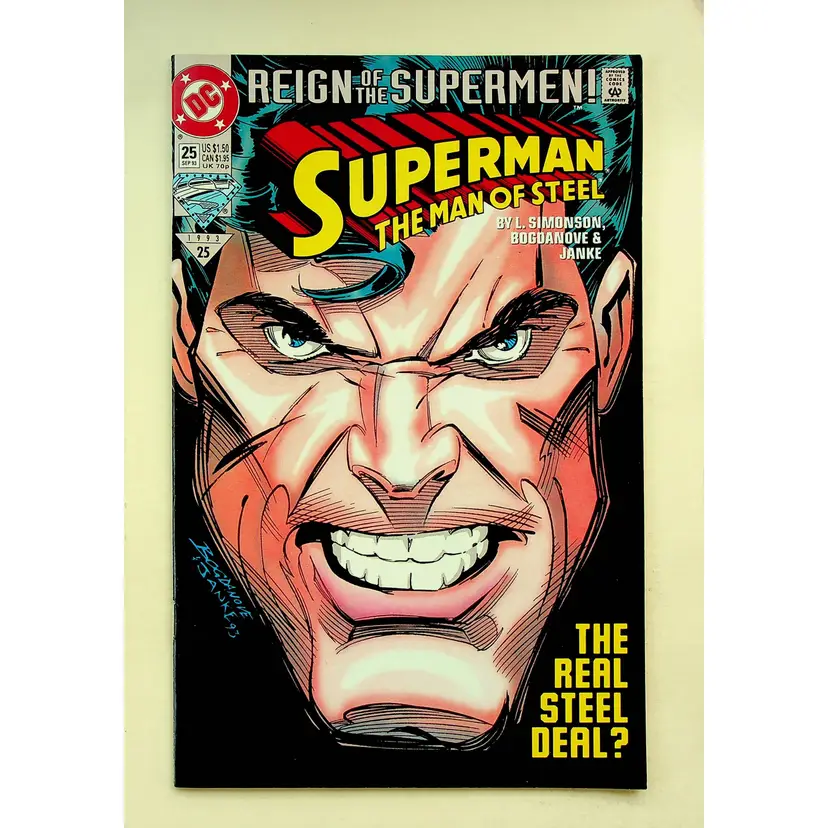 Superman Man of Steel #25 - (Sep 1993, DC) - Near Mint