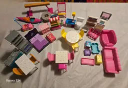 Qty 36 Pieces of Barbie Furniture