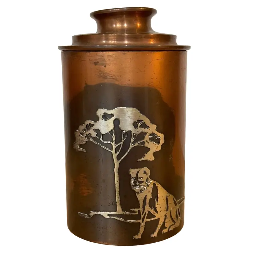 Bronze/Copper & Sterling Silver Humidor