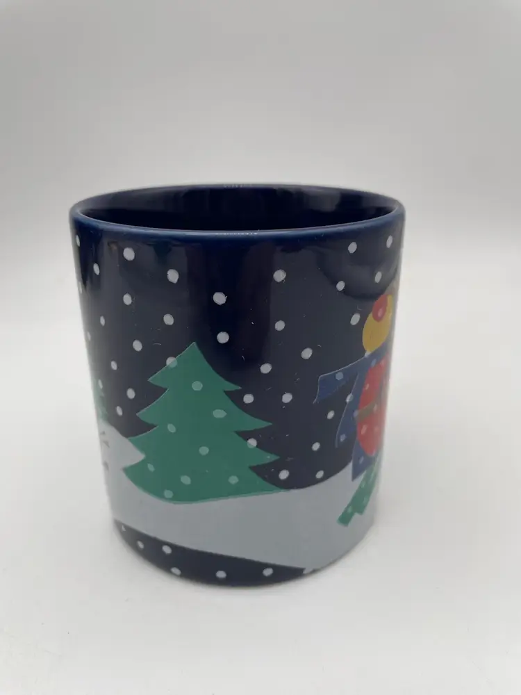 Vintage Lillian Vernon Winter Ceramic Coffee Mug