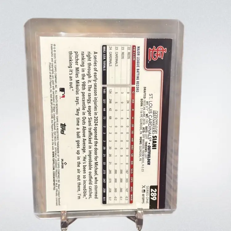 Michael Siani 2025 Topps Series 1 True Photo Variation