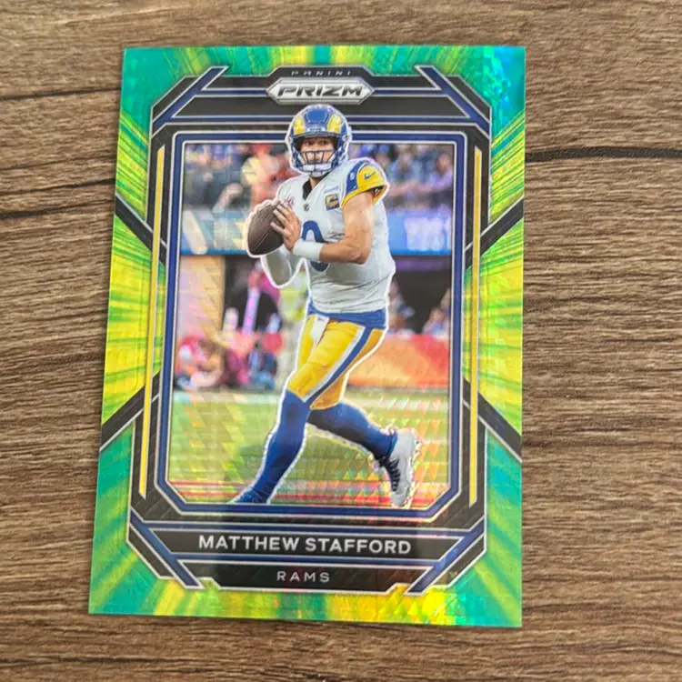 Matthew Stafford
2022 Prizm Green Hyper /175
Los Angeles Rams 