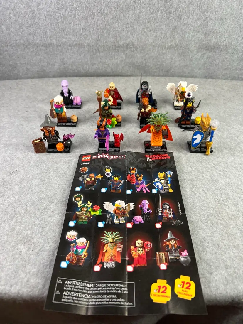 Lego New Series 71047 Dungeons and Dragons Minifigures Complete Set of 12 Figs