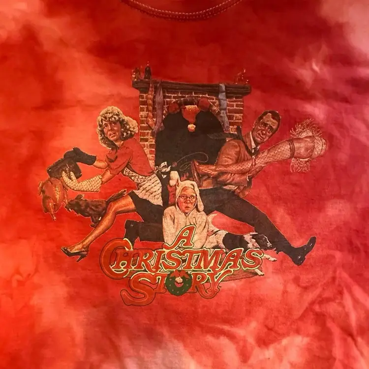 A Christmas Story Tie Dyed T-shirt XL