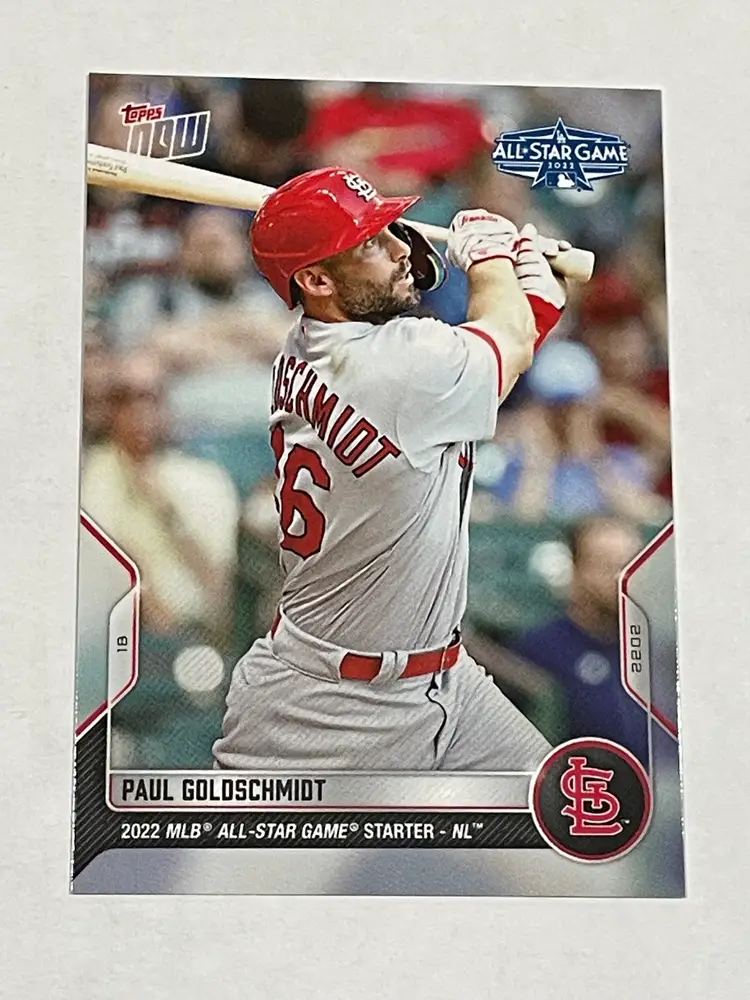2022 Topps Now MLB All-Star Game Baseball #ASG-4 - Paul Goldschmidt - St. Louis Cardinals