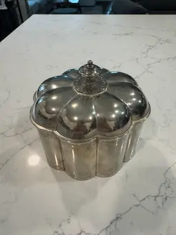 Silver Plate Godinger Jewelry Or Trinket Box
