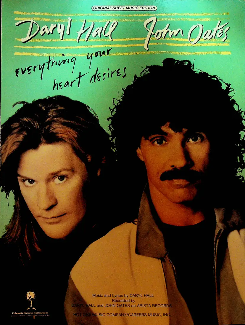 Everything Your Heart Desires Sheet Music Hall & Oates