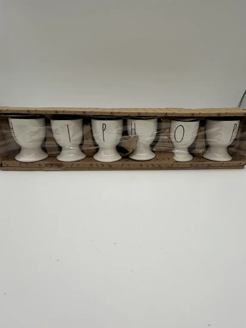 Egg Cups - Rae Dunn - Set Of 6