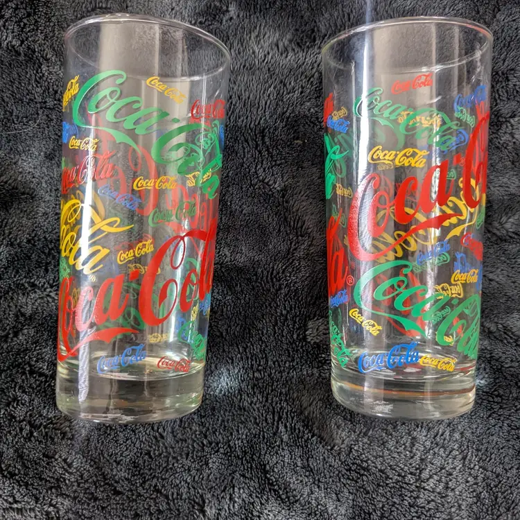 Vintage Coca-Cola Glass Set