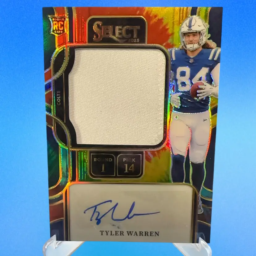 Tyler Warren Select RPA Tie Dye /25 W/Stitching Indianapolis Colts