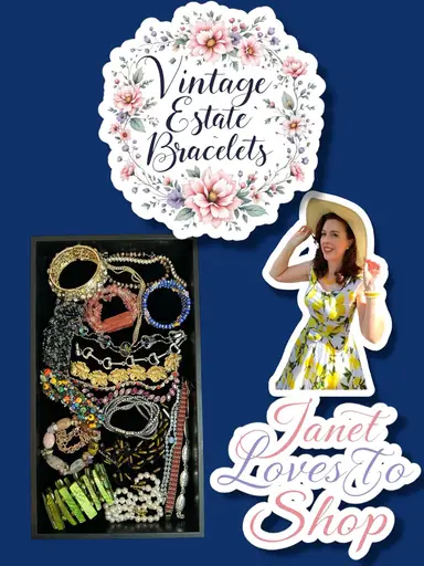 Beautiful Vintage Bracelets! 😍 semi precious stones, glass, beads, rhinestones, Givenchy, Tennis And More!🥰