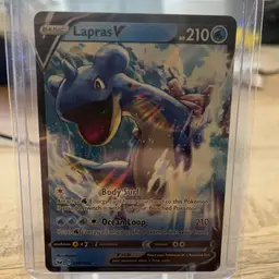 Lapras V Pokémon Trading Card Game Sword & Shield Base Set,  049/202. Ultra Rare card