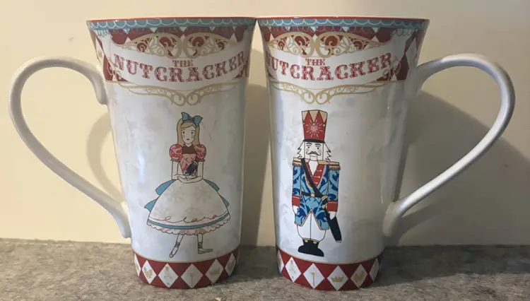 Set of 2 222 Fifth Nutcracker  Coffee Mug  # 3044