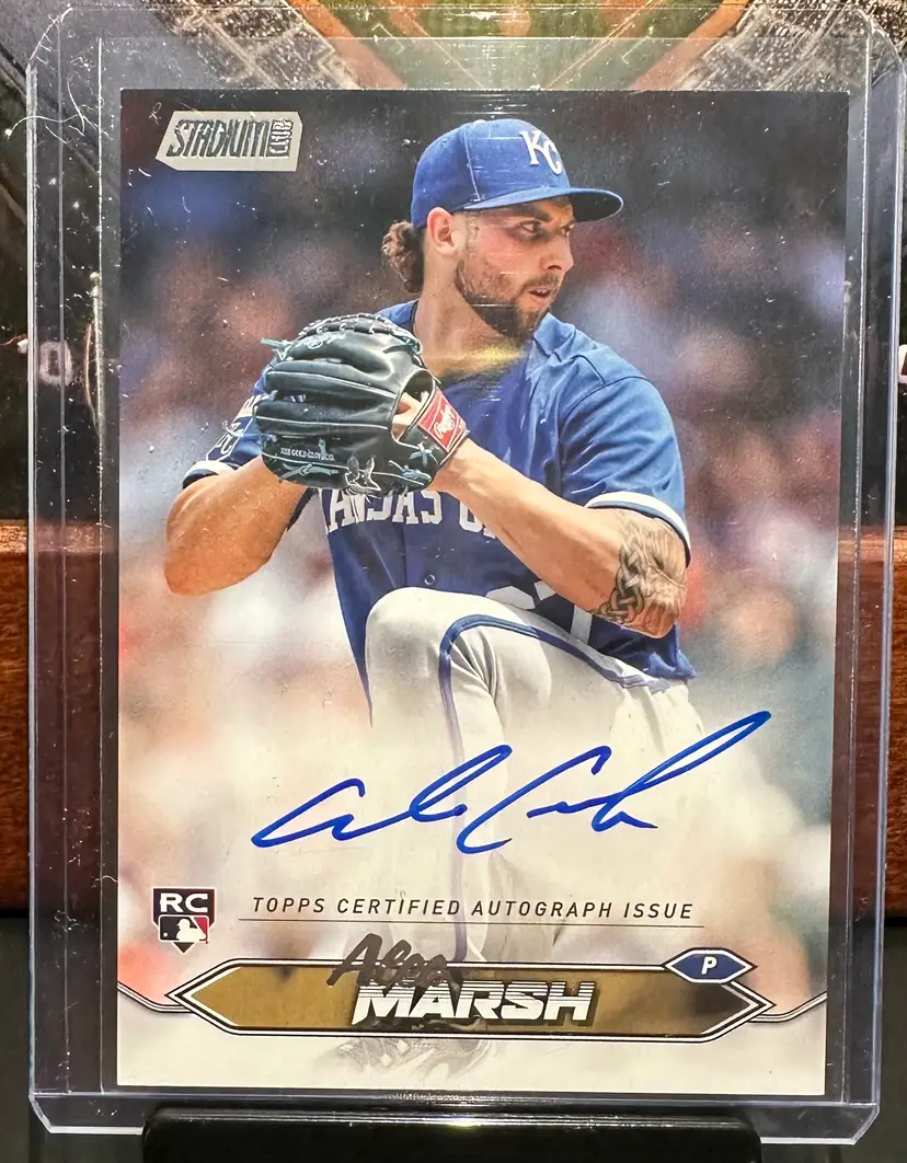 Alec Marsh RC Autograph 2024 Stadium Club SCBA-AM Kansas City Royals